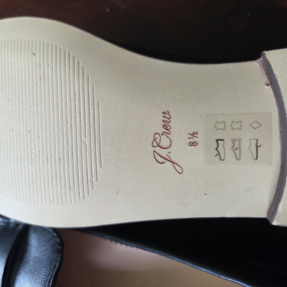 J. Crew Black Leather Penny Loafers - Picture 4 of 7